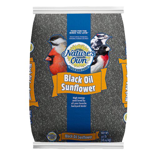 Nature's Own Bird Seed - Black Oil Sunflower 40lb