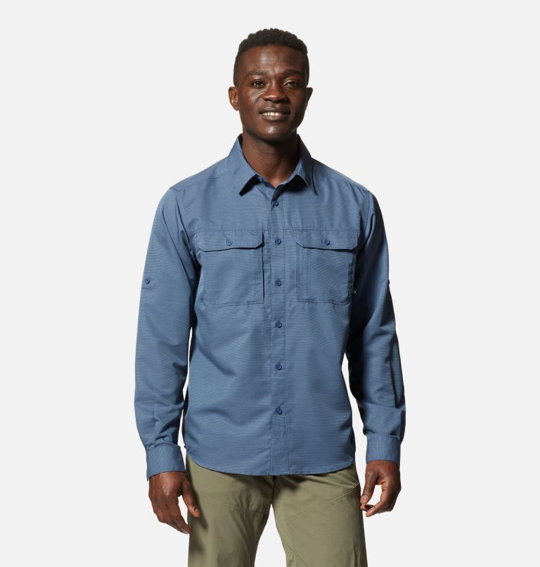 Mountain Hardwear Men's Canyon Long Sleeve Shirt - Zinc Zinc