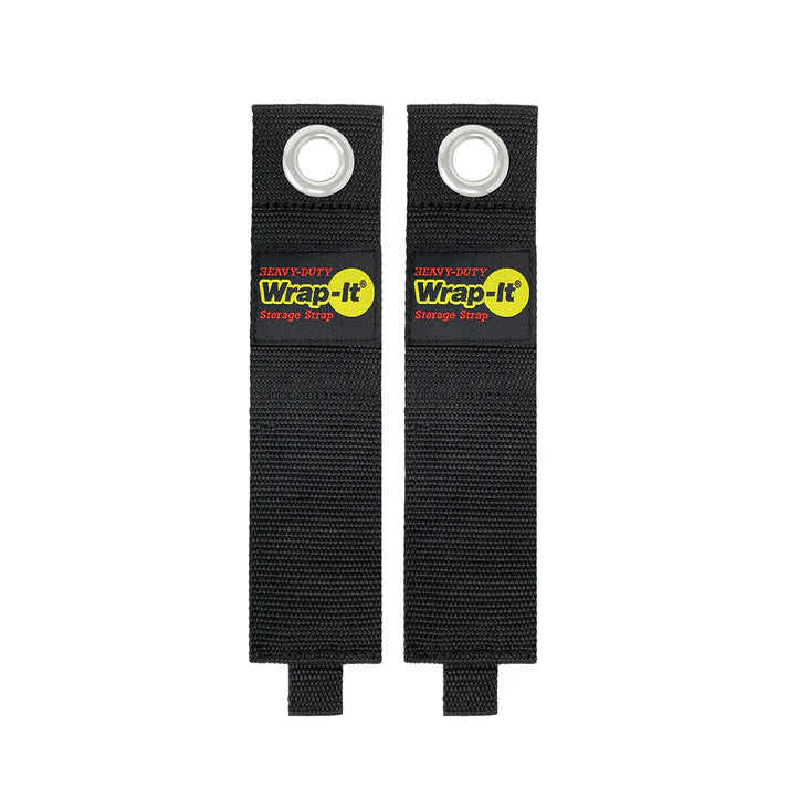 Wrap It 17-inch Heavy-Duty Storage Straps - 2 Pack Black / / 2PK