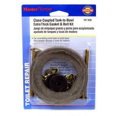 Master Plumber Tank-To-Bowl Gasket and Bolt Kit