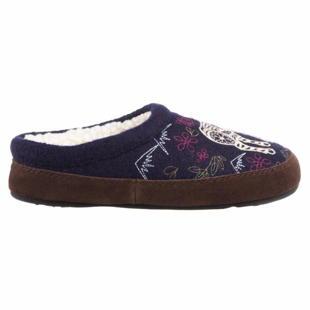 Acorn Forest Mule Navy Blue Moose