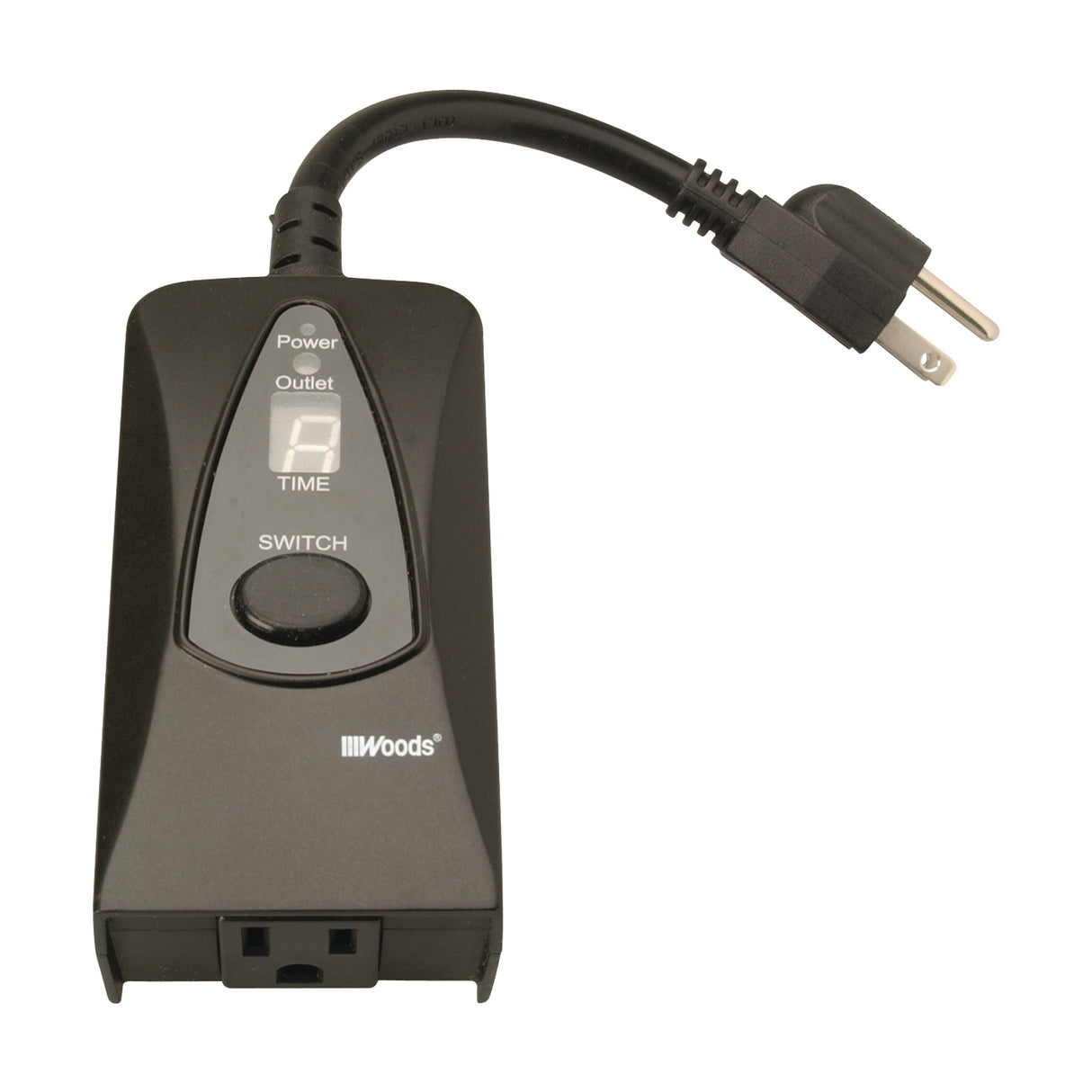 Woods Digital Timer Black / / OUTDOOR