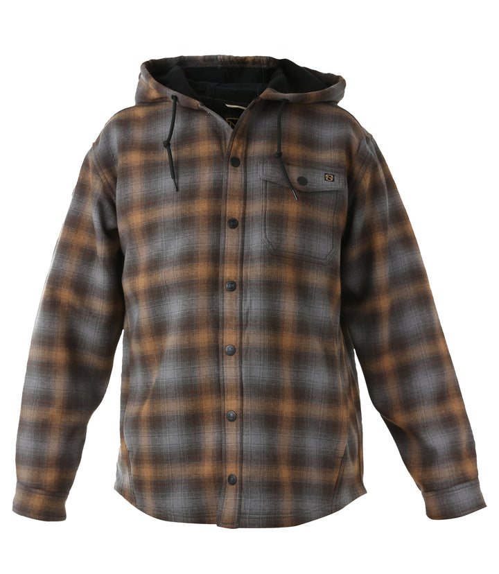 Noble Outfitters Men's Shirt Jacket - Tobacco Plaid Tobacco Plaid / / REG