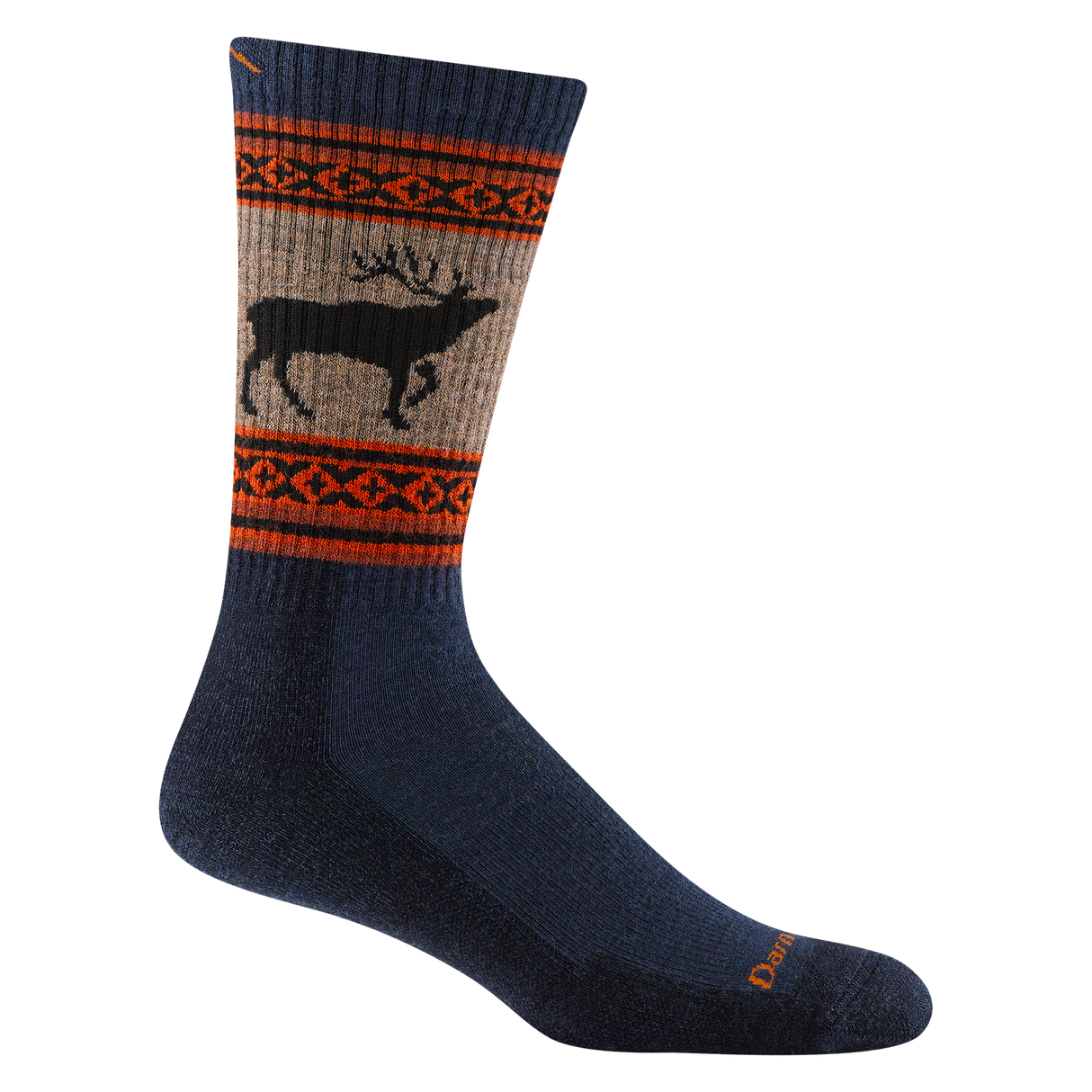 Darn Tough Men's VanGrizzle Boot Midweight with Cushion Hiking Sock - Eclipse Eclipse