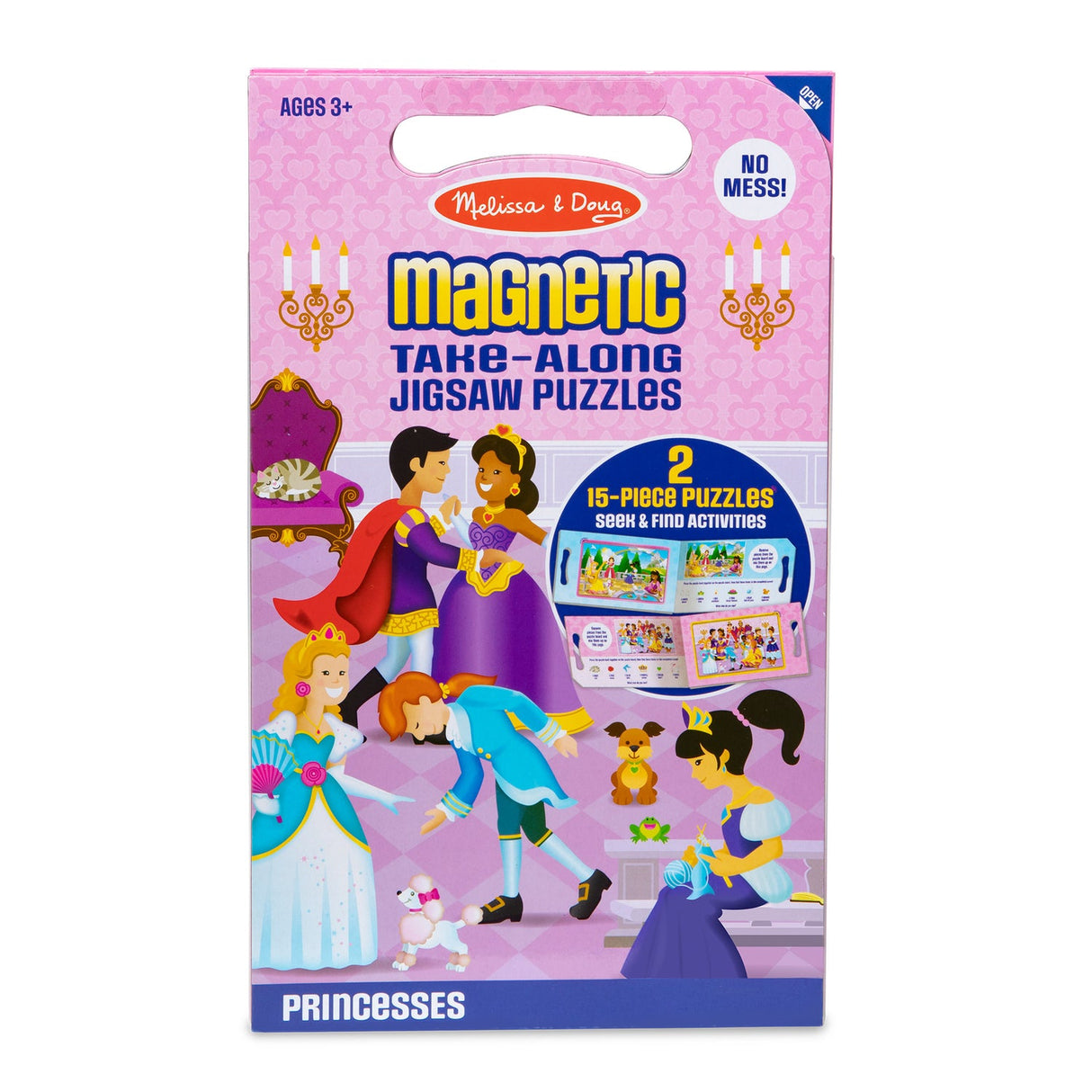 Melissa & Doug Magnetic Jigsaw Puzzle Princesses