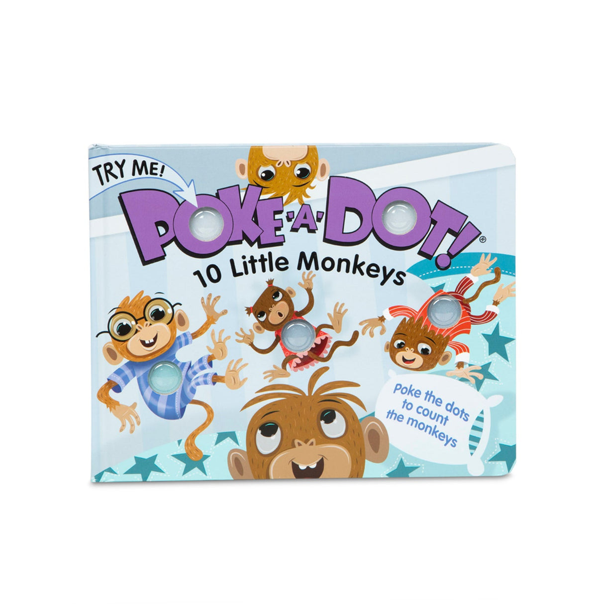 Melissa & Doug Poke-a-dot: 10 Little Monkeys Book
