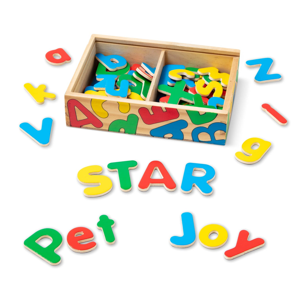 Melissa & Doug Magnetic Wood Alphabet