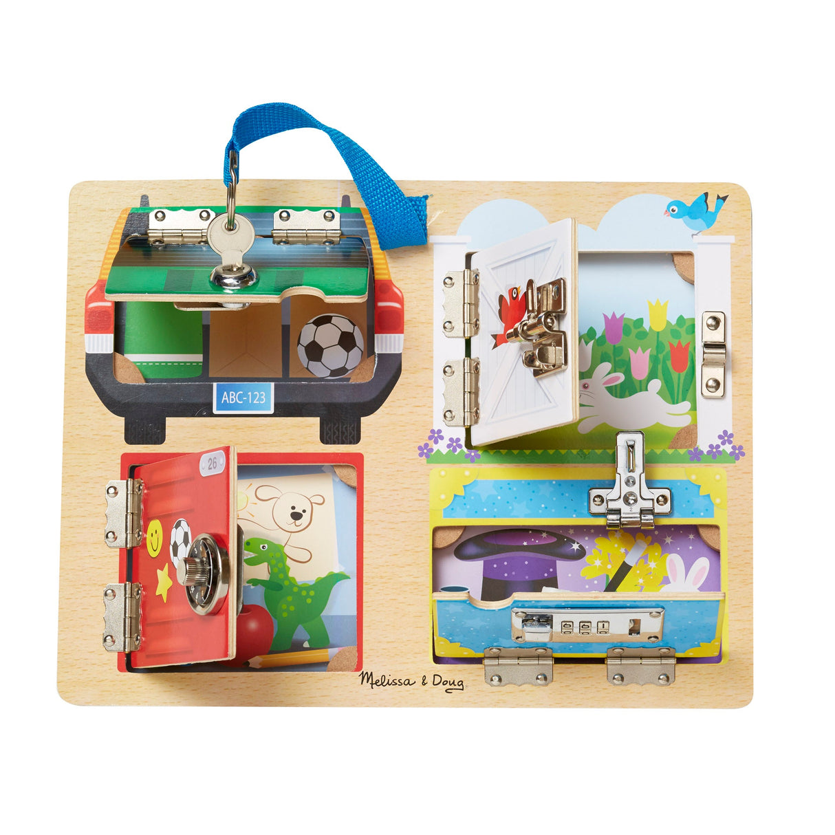 Melissa & Doug Lock And Latch Board