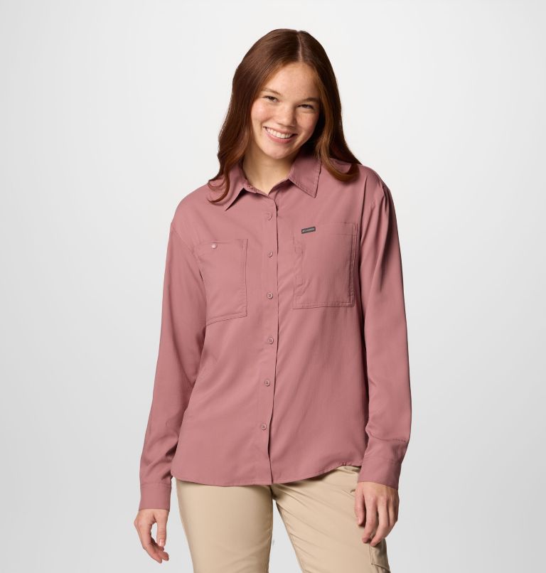 Columbia Womens Silver Ridge Utility Long Sleeve Shirt - Fig Fig