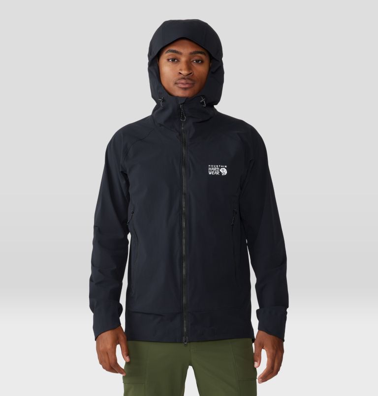 Mountain Hardwear Men's Chockstone Alpine Light Hooded Jacket - Black Black