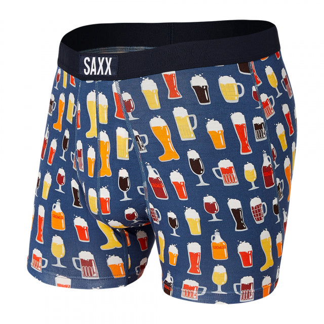 Saxx Vibe Super Soft Boxer Brief Dk Denim Pitcher Perfect