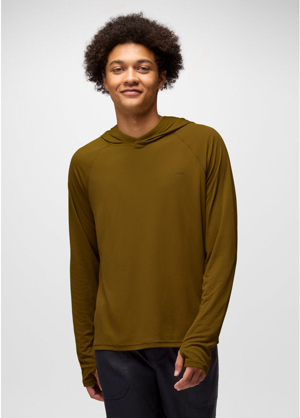 Prana Sol Shade Hoodie Long Sleeve - Retro Olive Retro Olive / / STANDARD