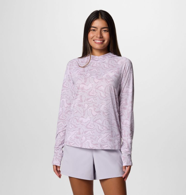 Columbia Womens PFG Uncharted Hoodie - Lavender Pearl Swamplands Lavender Pearl Swamplands