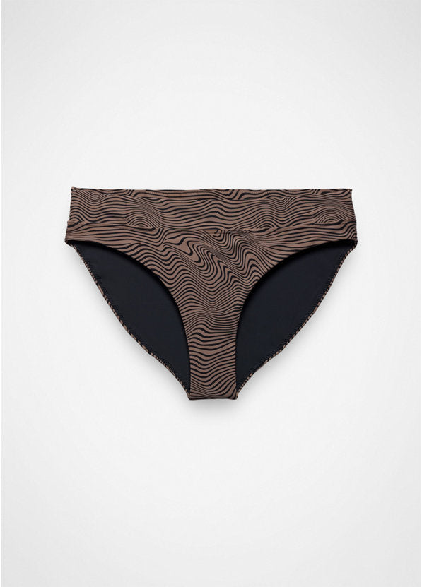 Prana Summer Wave Swim Bottom - Black Wavee Black Wavee
