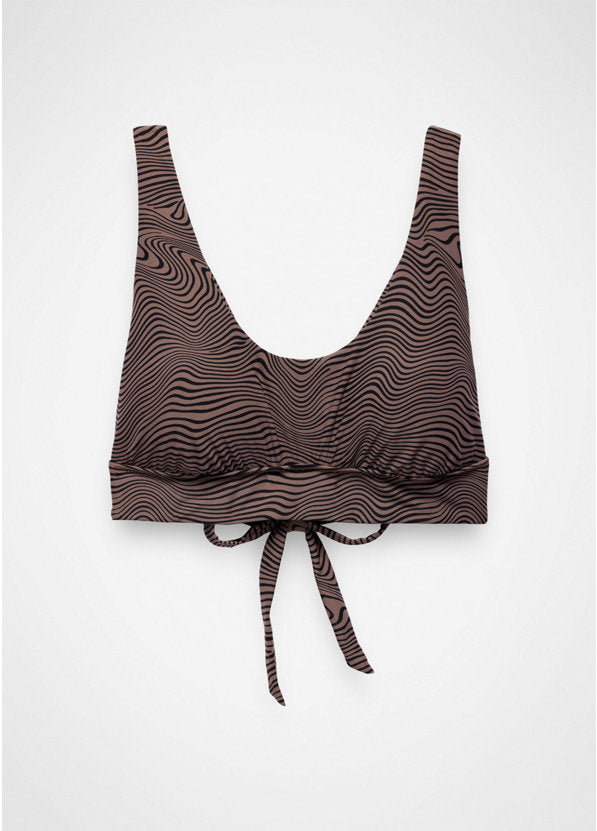 Prana Mallorca Swim Top - Black Wavee Black Wavee