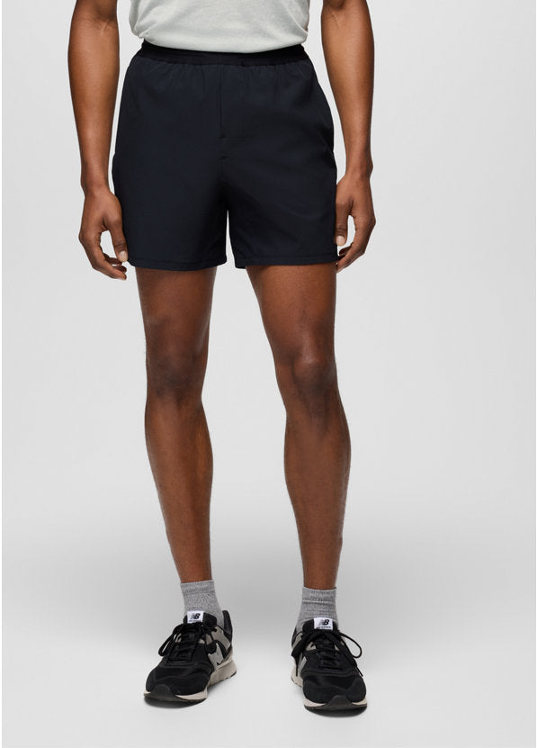 Prana Intrinsic Lined Short - Black Black / / 7IN