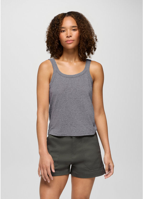Prana Cozy Up Tank - Heather Grey Heather Grey