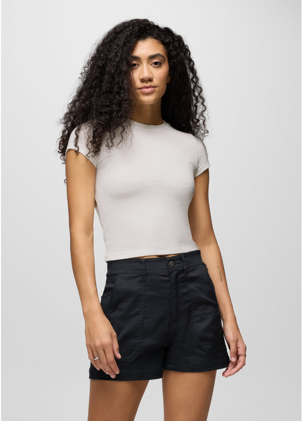 Prana Lotus Short Sleeve Tee - Soft White Soft White