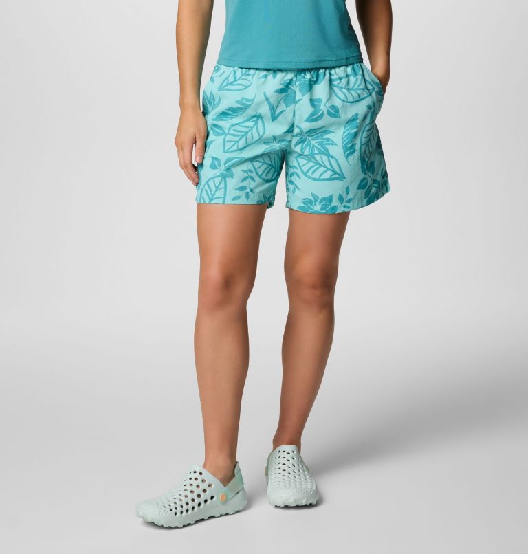 Columbia Womens Sandy River Printed Shorts III - Spray Pasteled Tonal Spray Pasteled Tonal / / 5IN