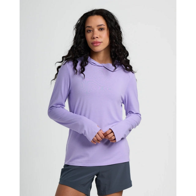 Free Fly Apparel Womens Bamboo Shade Hoodie Ii Bright lavender