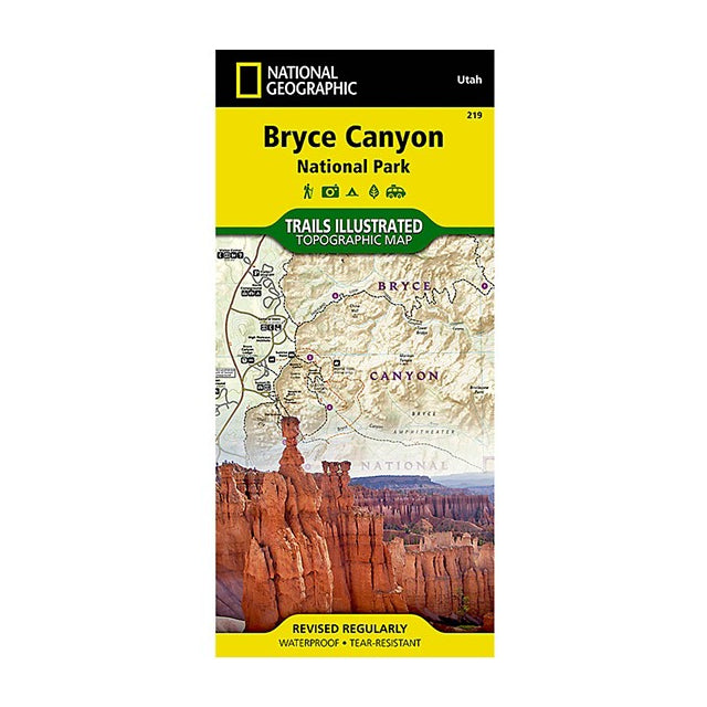 Liberty Mountain Brayce Canyon National Park #219 Topographic Map