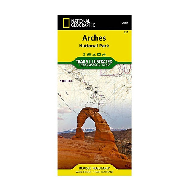 Liberty Mountain Arches National Park #211 Topographic Map