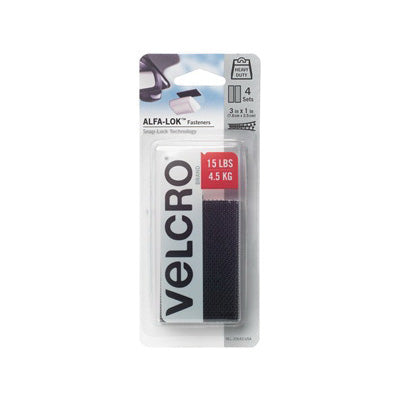 VELCRO Brand Fastening Strip Black / / 4