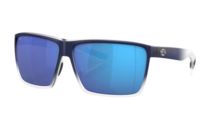 Rincon Sunglasses, Matte Blue Fade, Blue Mirror