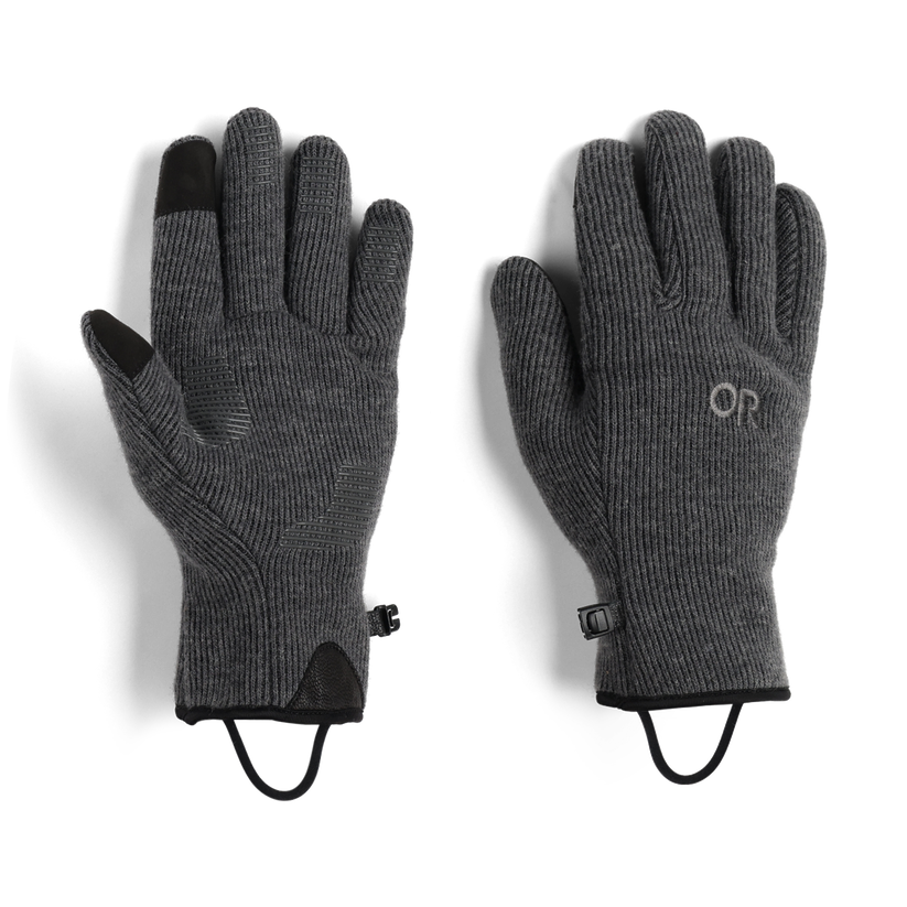 Outdoor Research Mens Flurry Sensor Gloves Charcoal