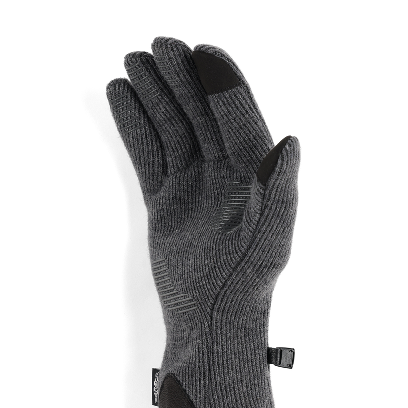 Outdoor Research Mens Flurry Sensor Gloves Charcoal