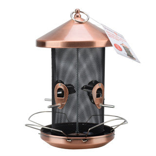 Farm Pro Copper Coated Mesh Tube Feeder Copper