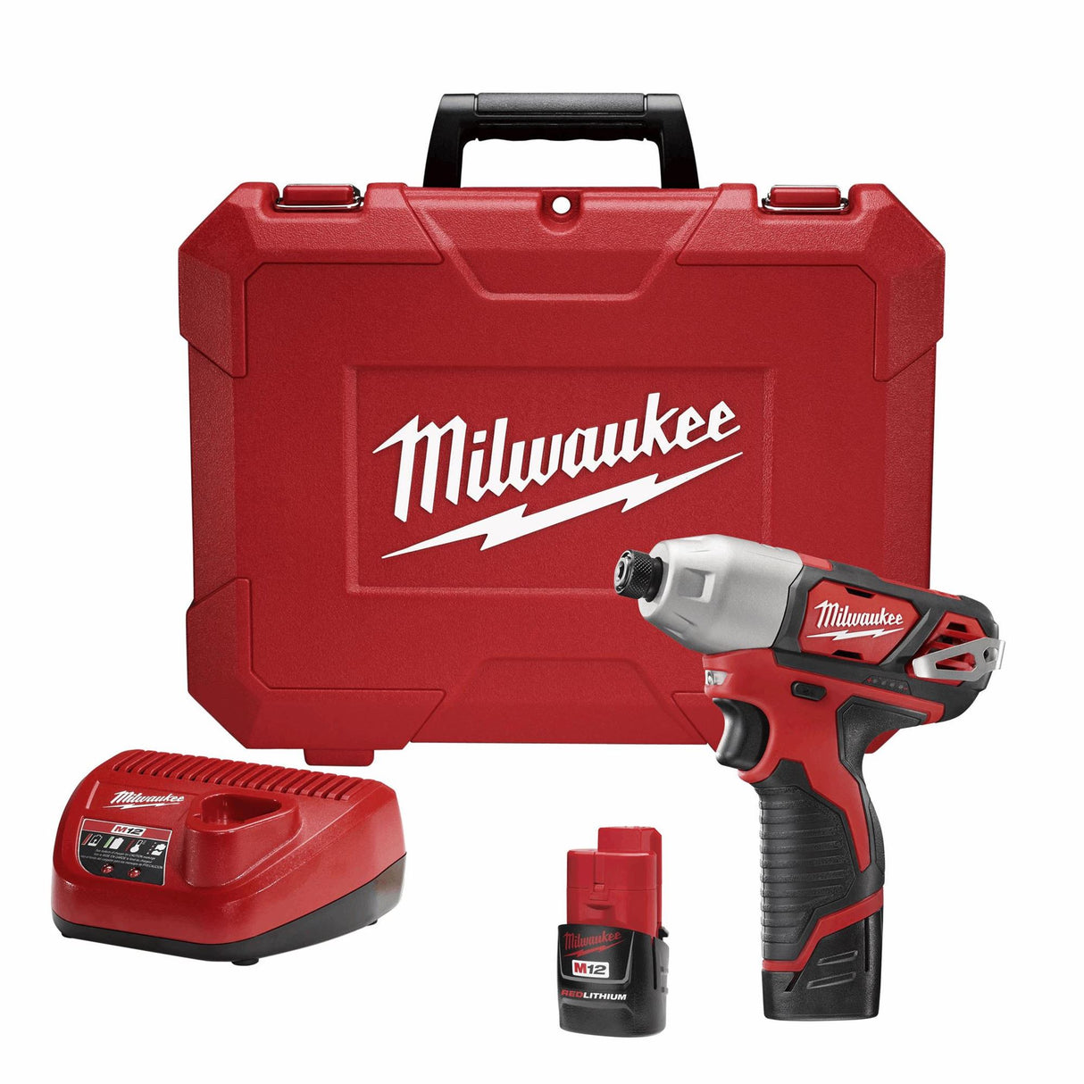 Milwaukee M12 ¼ In. Hex Impact Driver Kit