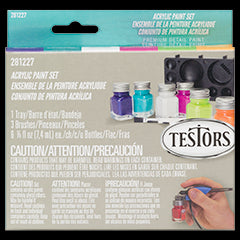 Testors Paint Set 6color / 1/4OZ