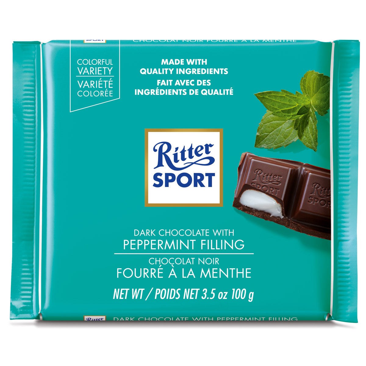 Ritter Dark Chocolate Peppermint Bar