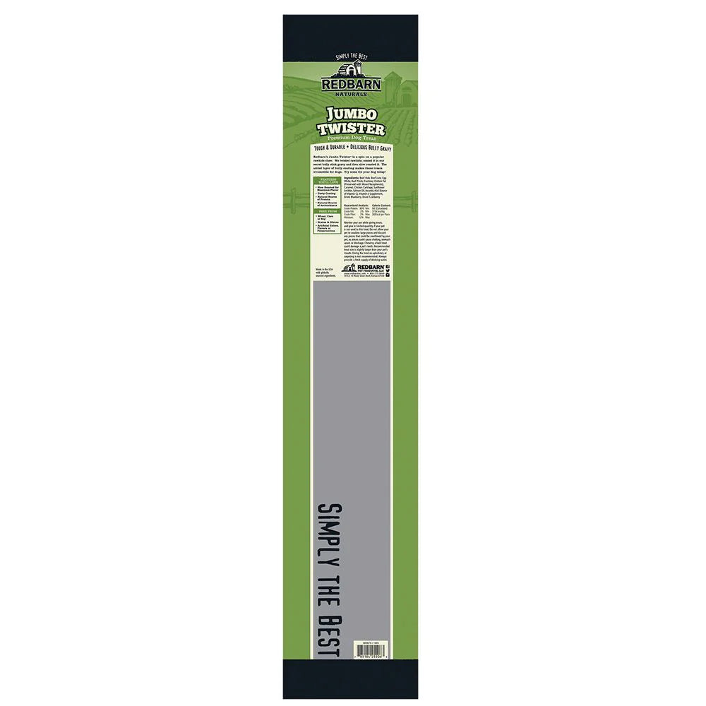 Redbarn Pet Products Jumbo Twister Dog Chew