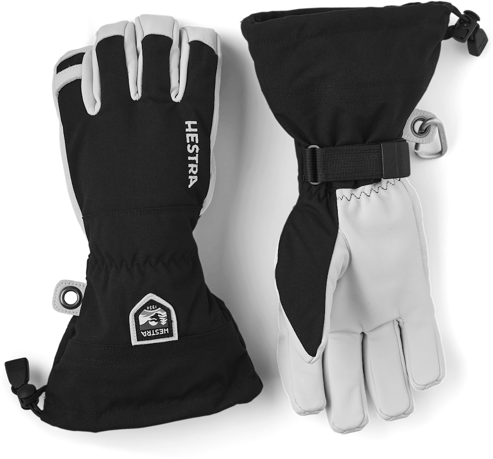 Hestra Gloves Army Leather Heli Ski Glove Black