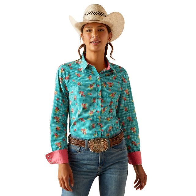 Ariat Kirby Stretch Shirt Esmerelda Print / / Regular