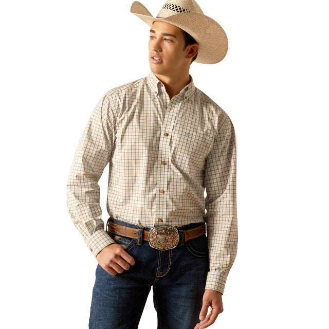 Ariat Pro Series Eli Fitted Shirt Turquoise / / Regular