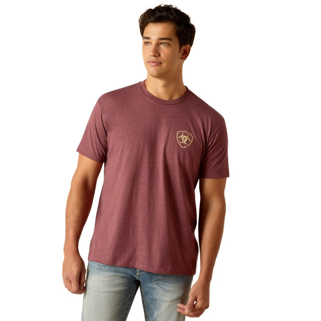 Ariat Serape Fill T-Shirt Burgundy Heather / / Regular