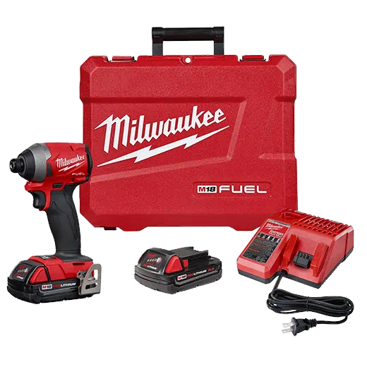 Milwaukee M18 Fuel 1/4 In. Hex Impact Driver Kit