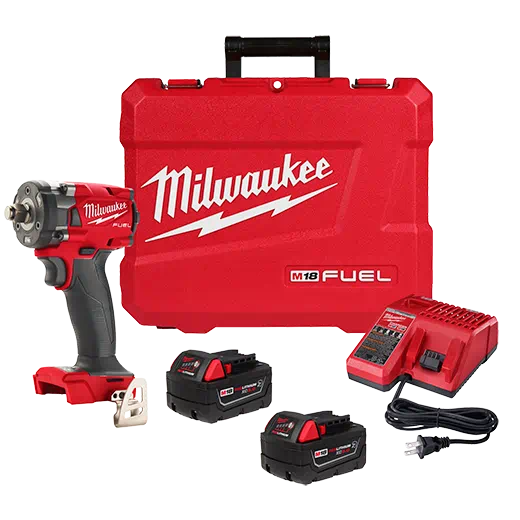Milwaukee M18 Fuel 1/2 In. Compact Impact Wrench With Friction Ring Kit