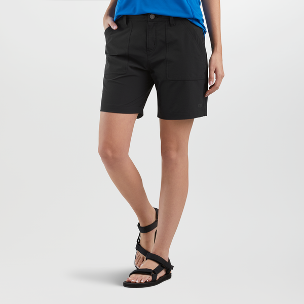 Outdoor Research Womens Ferrosi Shorts - 7 - Black Black / / 7in