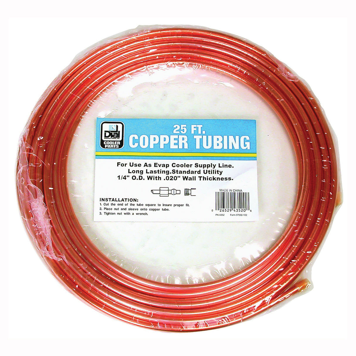 Dial Cooler Tubing