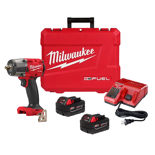 Milwaukee M18 Fuel 1/2 In. Mid-torque Impact Wrench With Pin Detent Kit