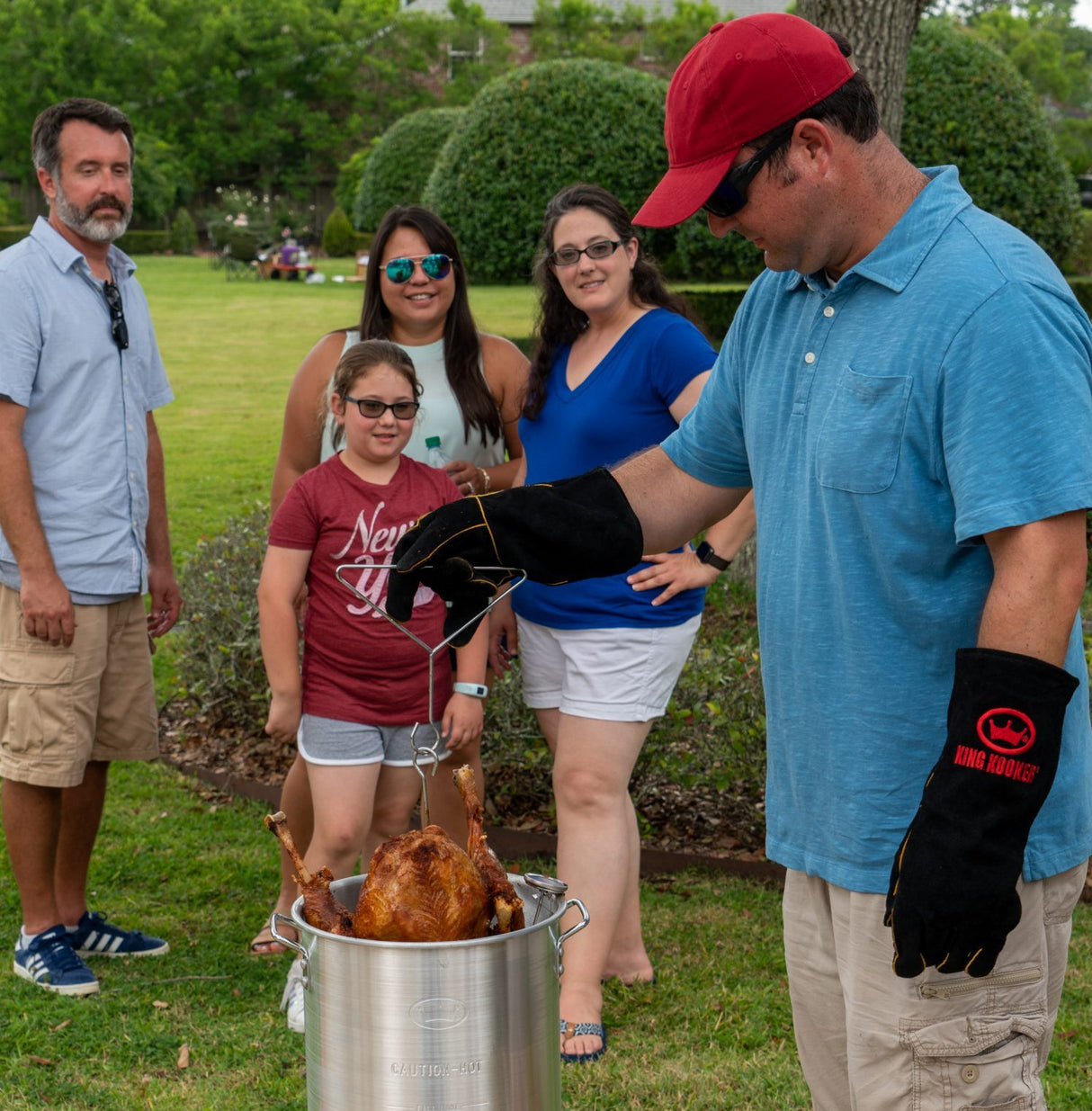 King Kooker 29QT Aluminum Turkey Frying Cooker Kit