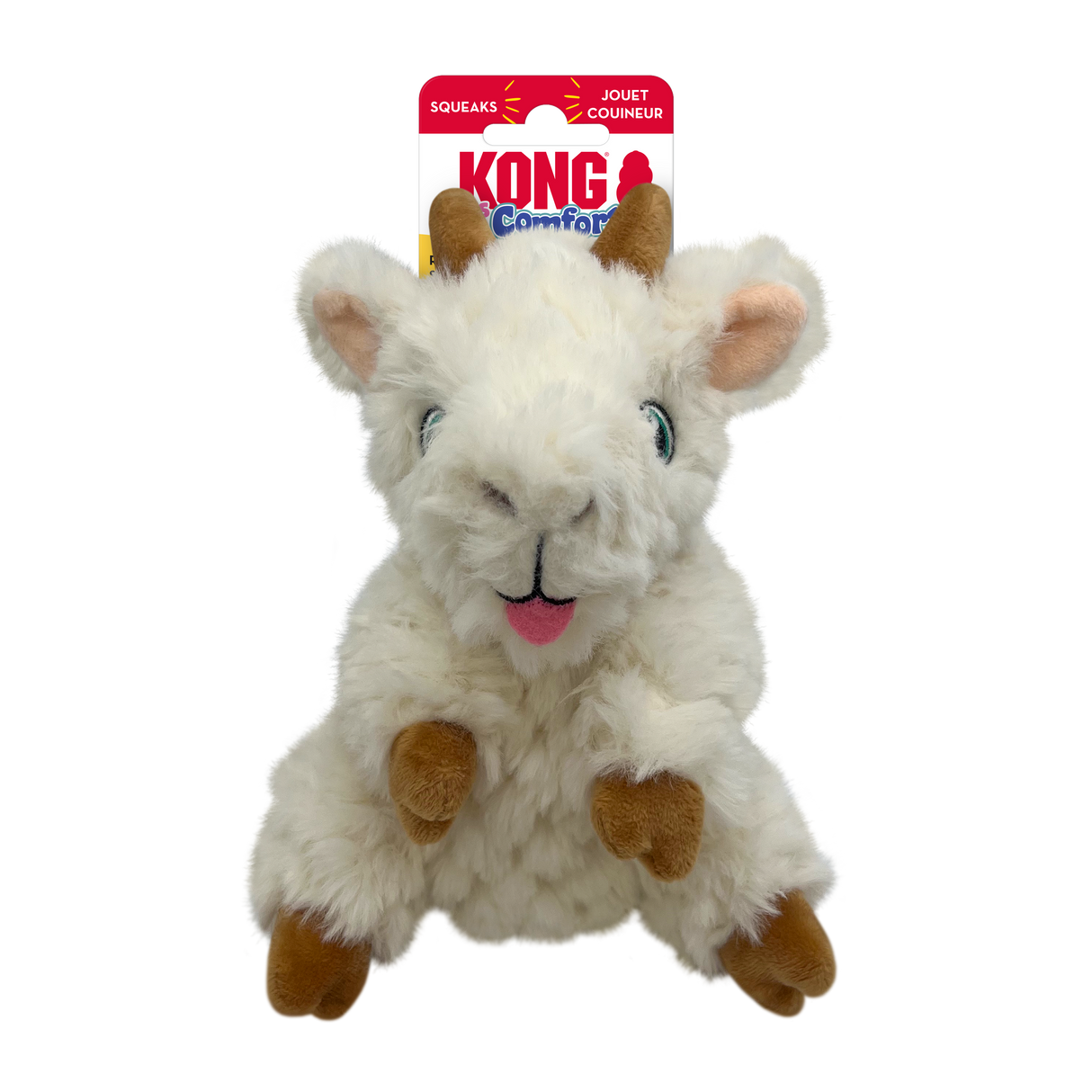 Kong Comfort Tykes Dog Toy - Goat - Small Goat