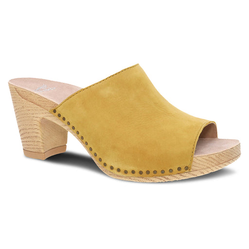 Dansko Women's Tandi Milled Nubuck Sandal - Yellow Yellow