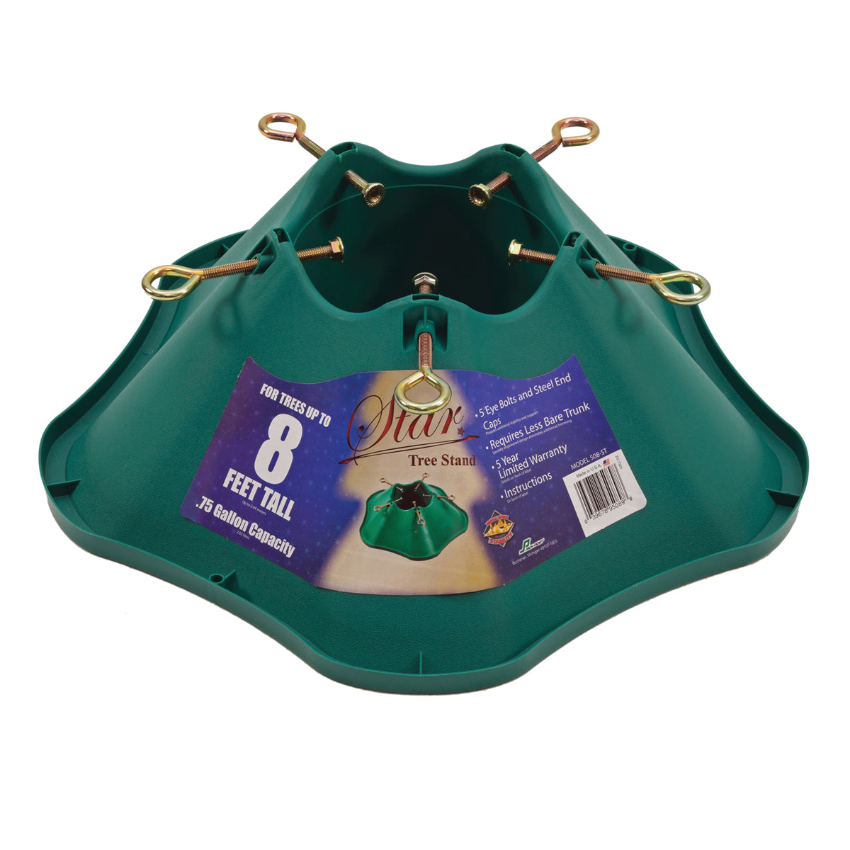 National Holidays Natural Tree Stand Green
