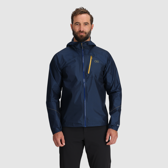 Outdoor Research Mens Helium Rain Ultralight Jacket - Cenote Cenote