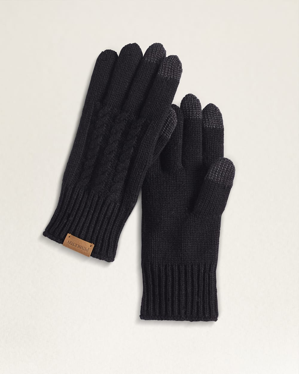 Pendleton Cable Texting Glove Blk